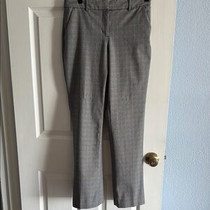 Gray Plaid Trousers